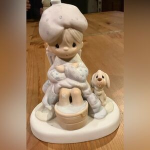 EUC Precious Moments Jonathan & David Figurine God is Watching You 1981 E-7163